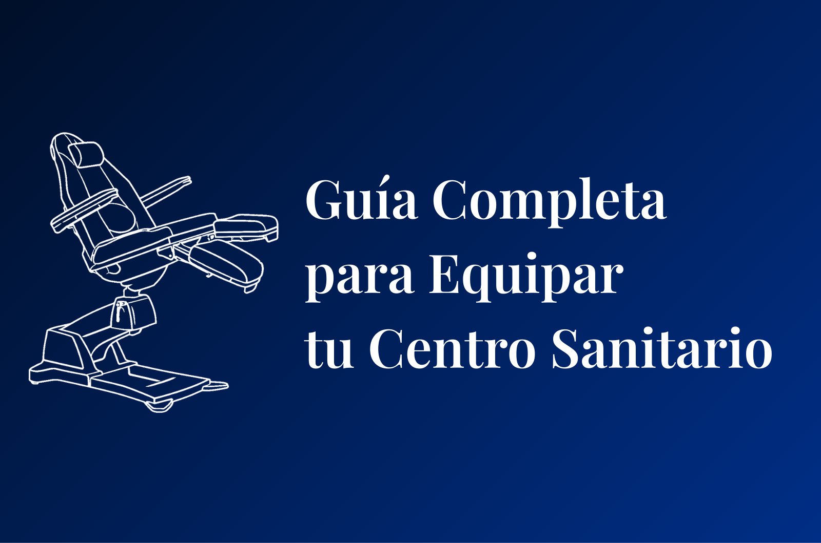 Equipamiento médico profesional para clínicas y centros sanitarios en España